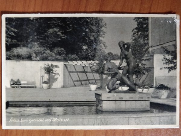 Postcard Arhus Springvandet