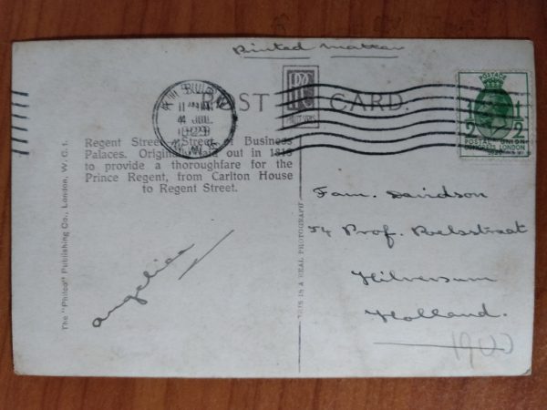 Postcard London Regent Street - Image 2