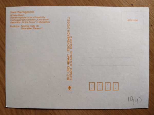 Postcard Rund um die Talsperre Mandelholz - Image 2