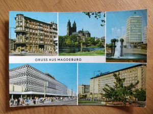 Postcard Gruss aus Magdeburg 5 pictures