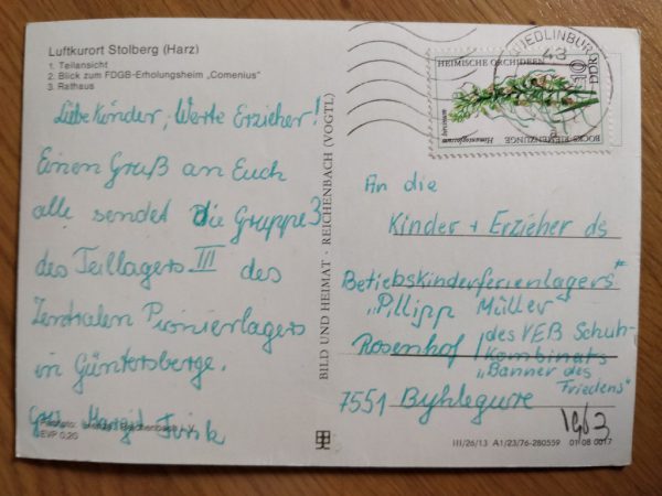 Postcard Luftkurort Stolberg Harz - Image 2