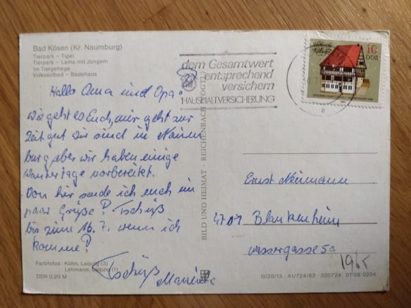 Postcard Bad Kosen Naumburg - Image 2