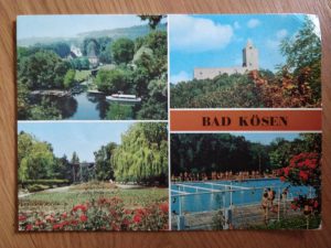 Postcard Bad Kosen Naumburg 4 pictures