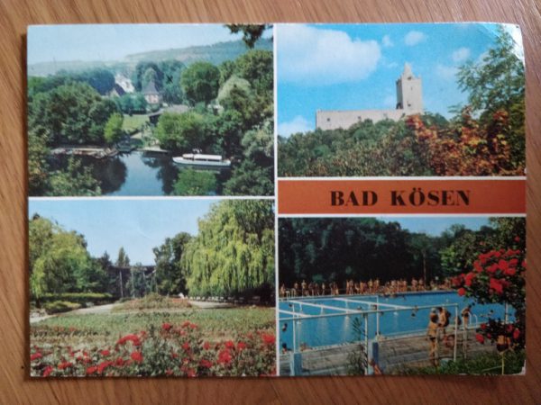 Postcard Bad Kosen Naumburg 4 pictures
