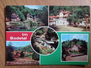 Postcard Im Bodetal 5 pictures