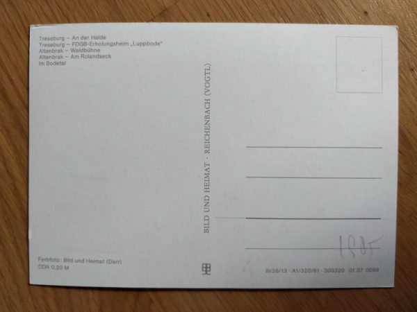 Postcard Im Bodetal 5 pictures - Image 2