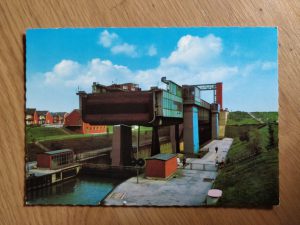 Postcard Schiffshebewerk Waltrop
