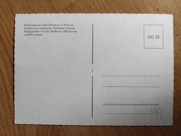 Postcard Schiffshebewerk Waltrop - Image 2