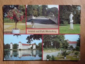 Postcard Schloss und Park Rheinsberg