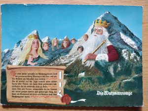 Postcard Die Watzmannsage