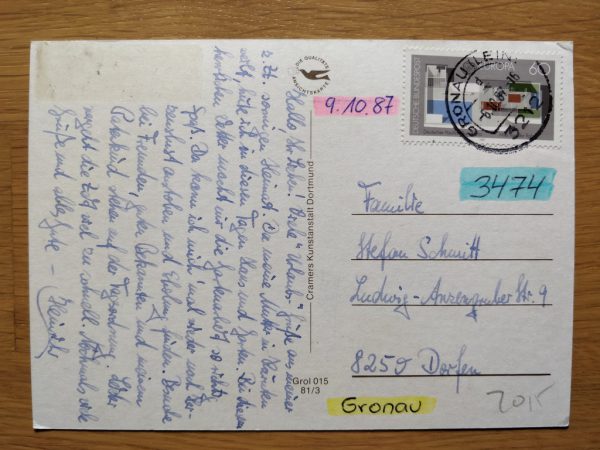 Postcard Gruss aus Gronau Leine - Image 2