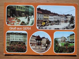 Postcard Gruss aus Gera