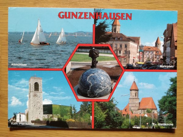 Postcard Gunzenhausen 5 pictures