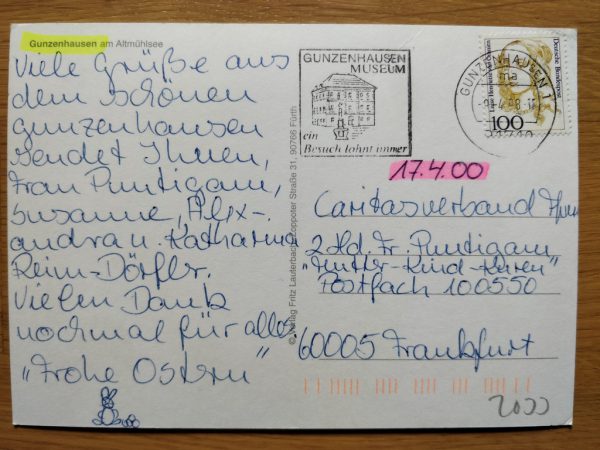 Postcard Gunzenhausen 5 pictures - Image 2