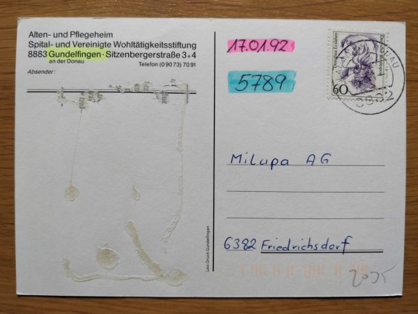 Postcard Pflegeheim Gundelfingen - Image 2