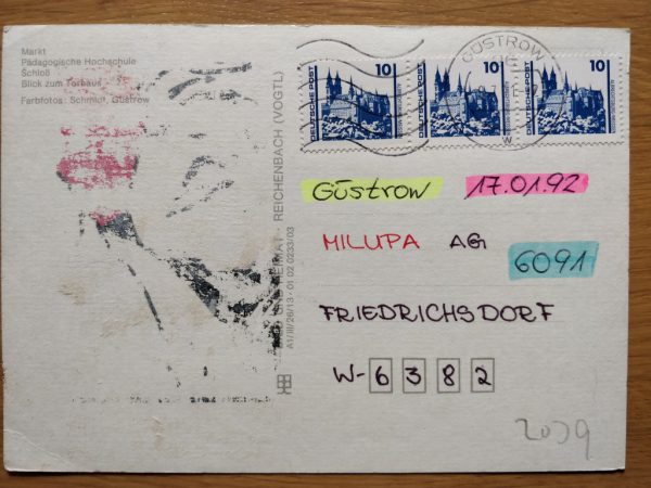 Postcard Gruss aus Gustrow - Image 2