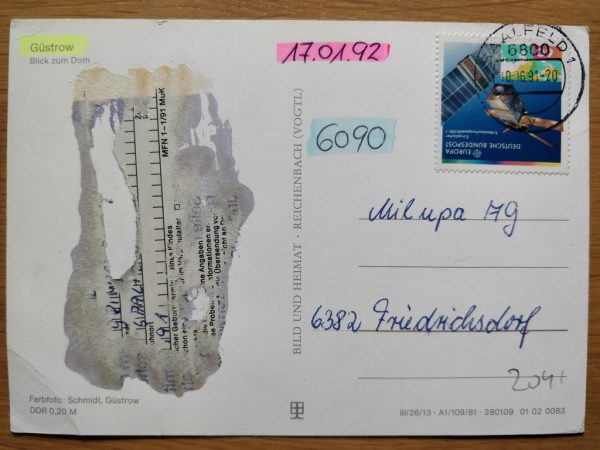 Postcard Gustrow Dom - Image 2