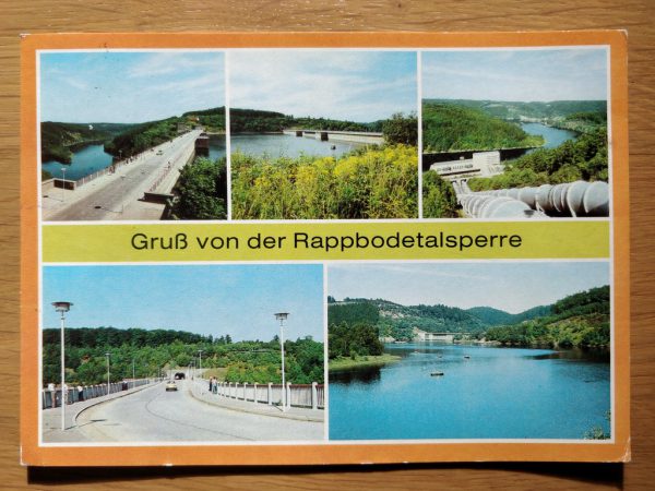 Postcard Gruss von der Rappbodestalsperre