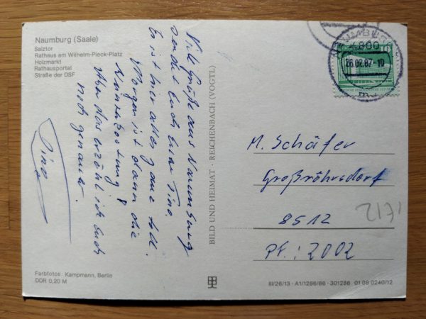 Postcard Naumburg 5 pictures - Image 2