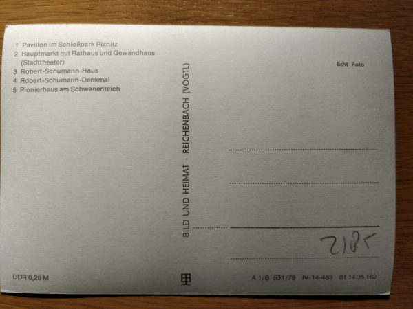Postcard Zwickau 5 pictures - Image 2