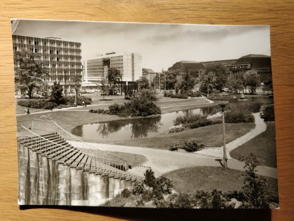 Postcard Messestadt Leipzig