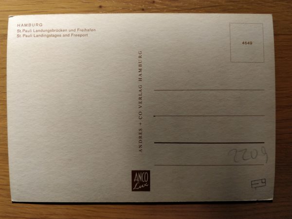 Postcard Hamburg St Pauli - Image 2