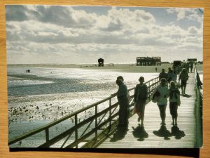 Postcard Nordseeheil St peter Ording