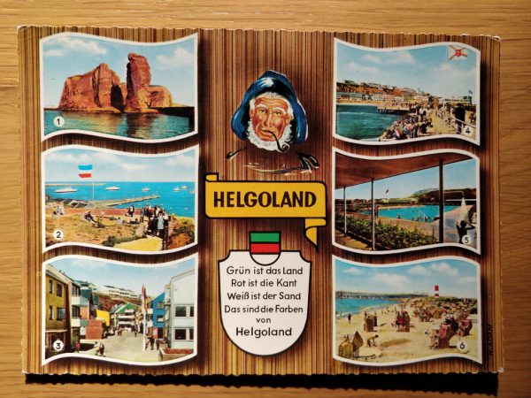 Postcard Helgoland 6 pictures