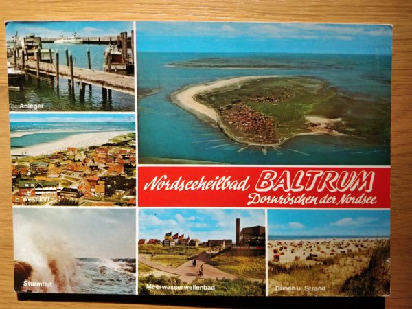 Postcard Nordseeheilbad Baltrum