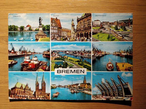 Postcard Bremen 9 pictures