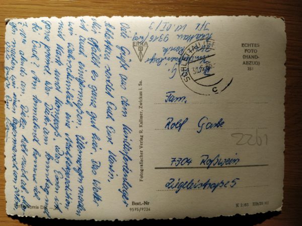 Postcard Grusse aus Schlettau - Image 2