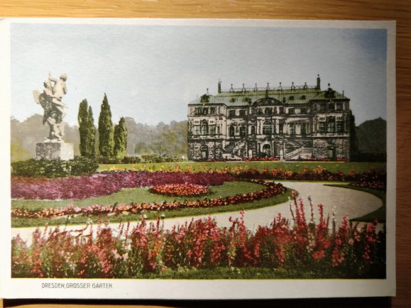 Postcard Dresden Grosser Garten