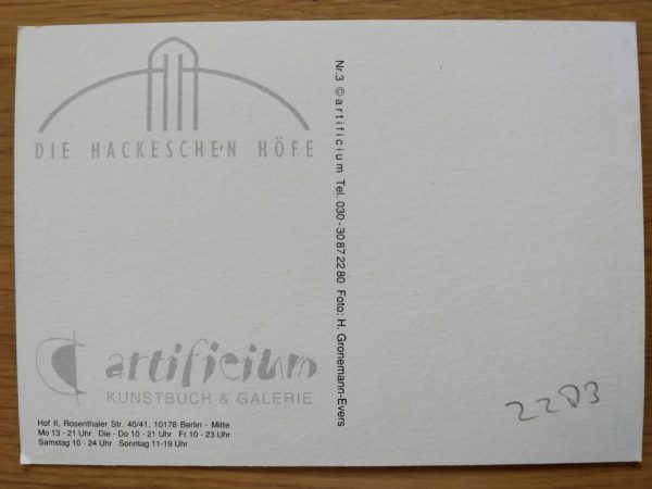 Postcard berlin Rosenthaler strasse - Image 2