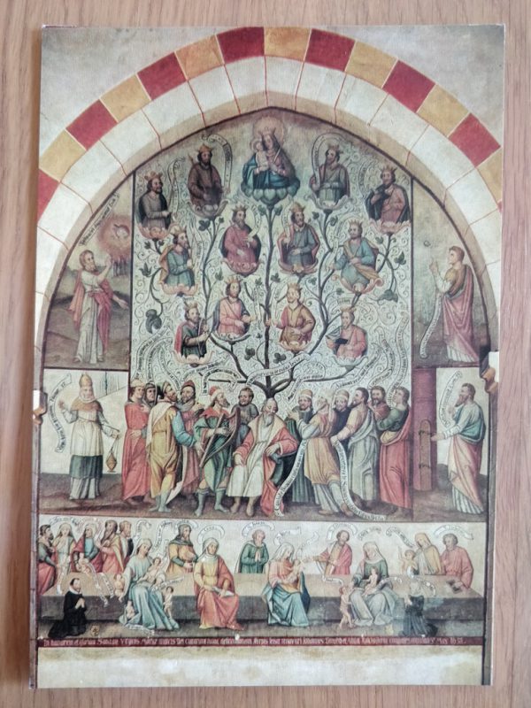 Postcard Stammbaum Mariens Dom Limburg and der Lahn