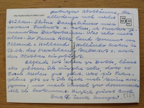 Postcard Hubbrucke Alpenland - Image 2