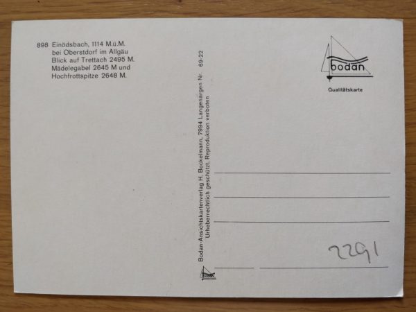 Postcard Obertsdorf im Allgau - Image 2