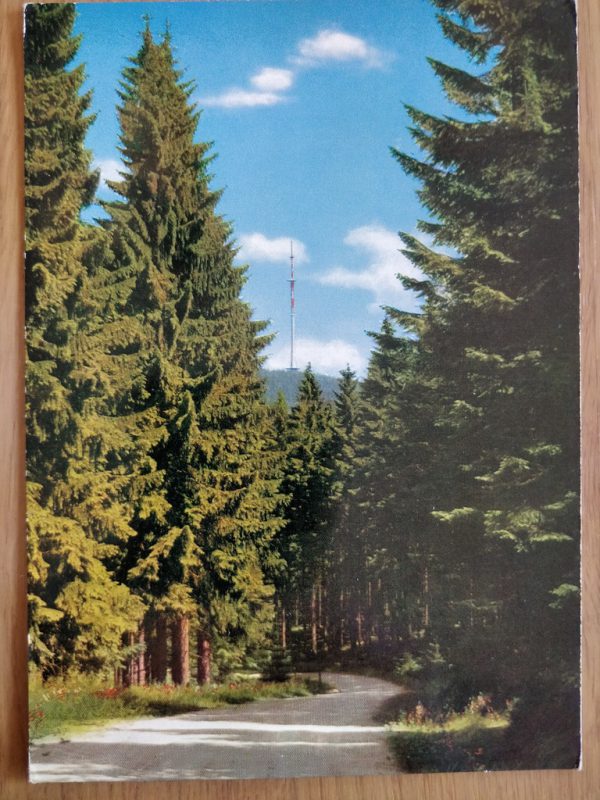 Postcard Fersehturm Fichetgebirge
