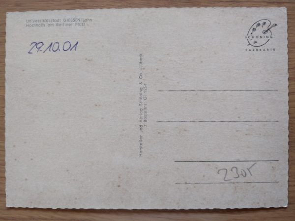 Postcard Giessen Lahn - Image 2