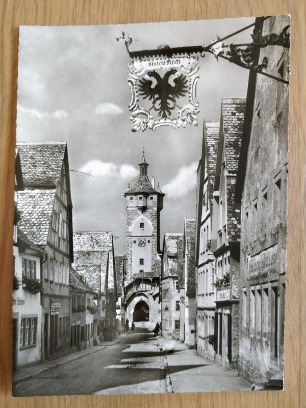 Postcard Rothenburg Church