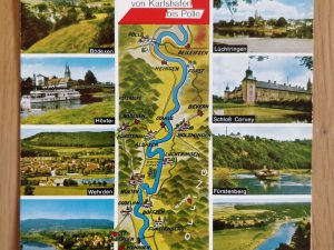 Postcard Die Wesel Karlshafen Polle
