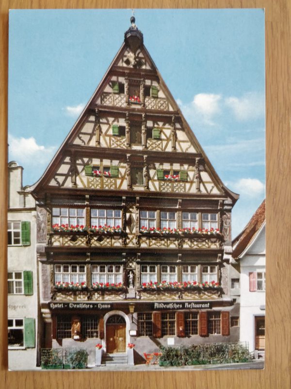 Postcard Building Dinkelsbuhl