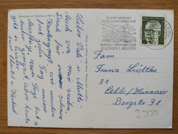 Postcard Geisalpe mit Rubihorn - Image 2