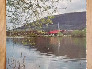Postcard River and Church
