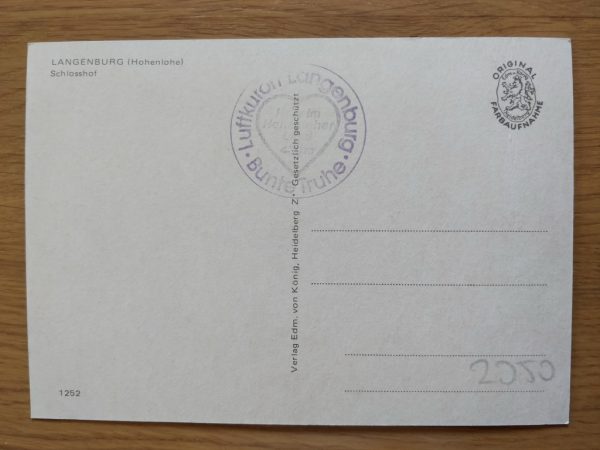 Postcard Langenburg Schlossdorf - Image 2