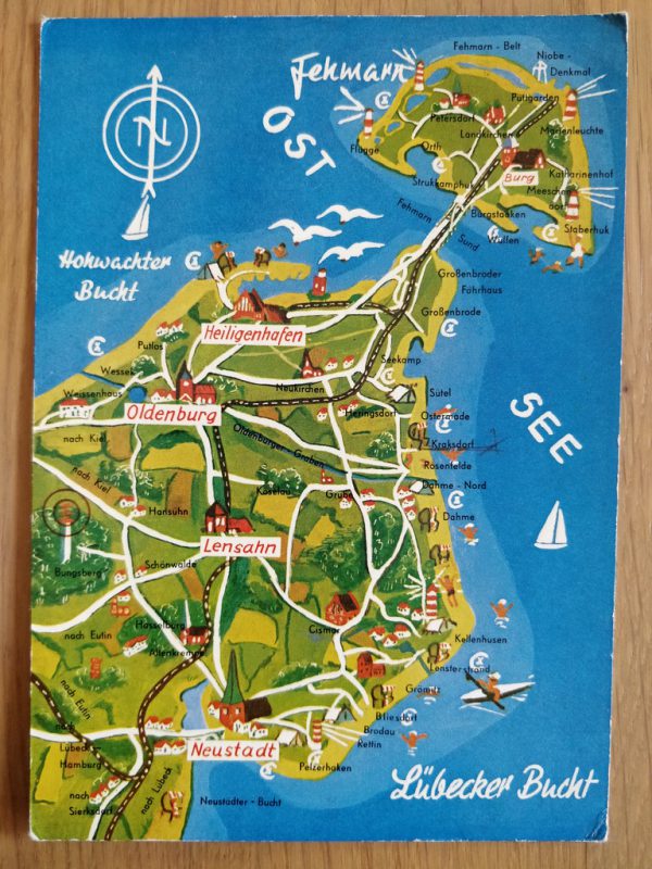 Postcard Lubecker Bucht