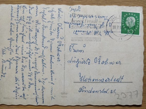 Postcard Kiel Church - Image 2