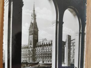 Postcard Hamburg Rathaus