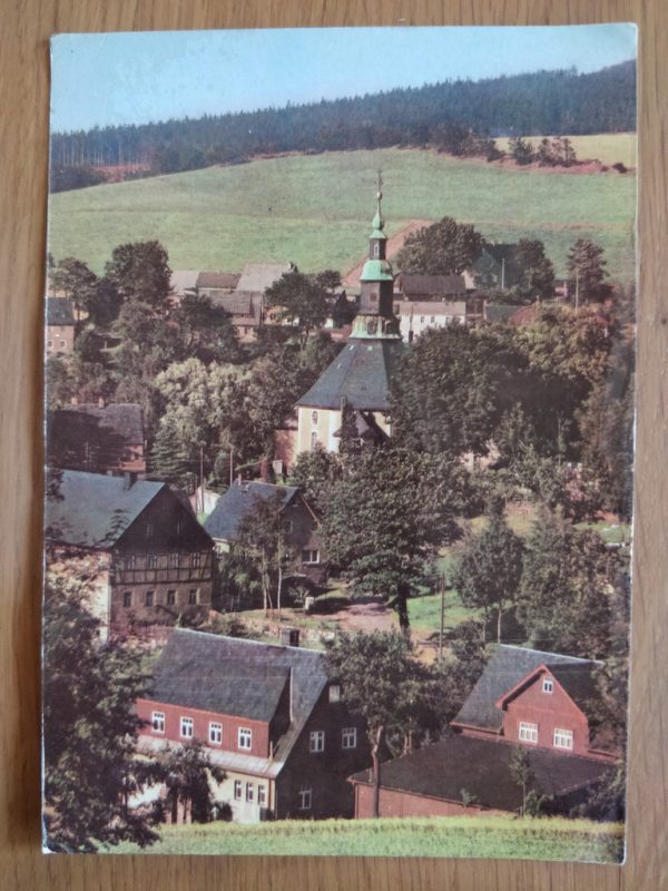 Postcard Kirche Seiffen