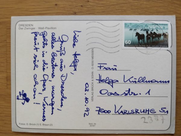 Postcard Dresden 3 pictures - Image 2
