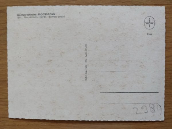 Postcard Kirche Moosbronn - Image 2